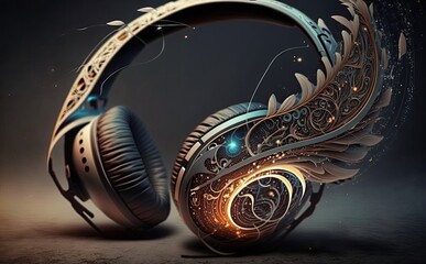 Colorful headphones