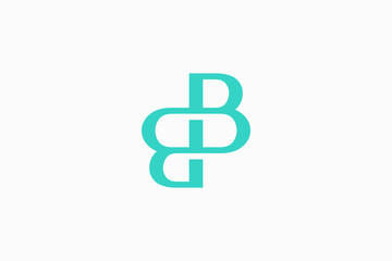 Initial Letter BB Vector Logo Design Template