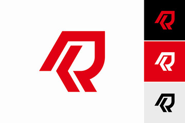 Initial Letter KR Vector Logo Design Template