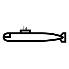submarine outline icon
