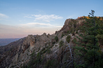 Fototapeta premium Sunset in the Arizona Mountains