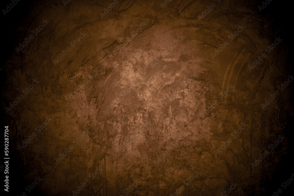 Poster old wall texture cement dark black brown background abstract grey color design are light with white 