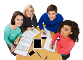 Teenager young cute happy friends