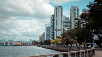 Beira mar da cidade de Vitoria no Espirito Santo  © Bruno