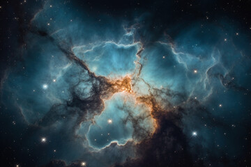 Fototapeta na wymiar Nebula - Generative AI