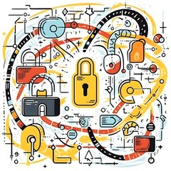 Obraz premium Digital Enterprise