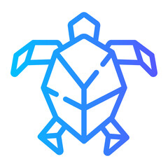 turtle gradient icon