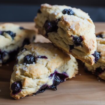 Blueberry scones - generative AI