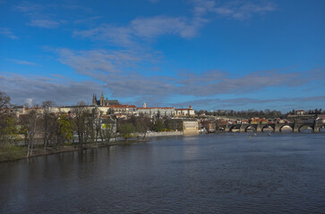 Panorama of Prague city. Czech Republic, Prague. 