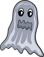 GHOST ICON FUNNY AND UNIQUE VECTOR