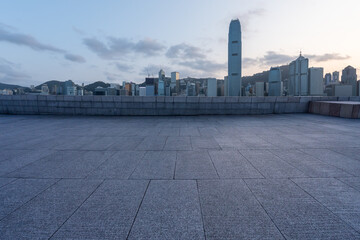 Obraz premium hong kong city skyline
