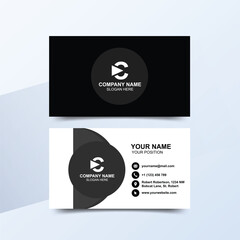 Business card design template, Clean professional business card template, visiting card, business card template.