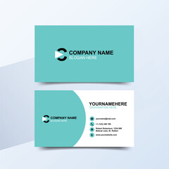 Business card design template, Clean professional business card template, visiting card, business card template.