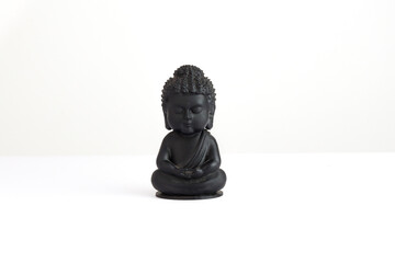 3D Printed buddha statue isolated on white