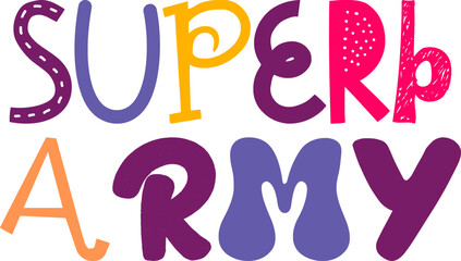 Obraz premium Superb Army Calligraphy Illustration for Brochure, Newsletter, Poster, Logo