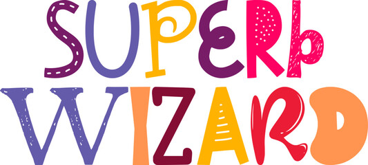 Superb Wizard Calligraphy Illustration for Banner, Stationery, Infographic, Social Media Post