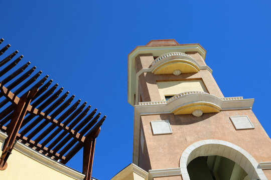 The tower of Puerto Paraiso Mall, Mexico