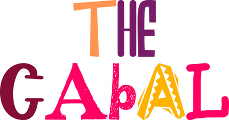 The Cabal Calligraphy Illustration for Brochure, Magazine, Newsletter, Postcard 