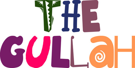 The Gullah Hand Lettering Illustration for Poster, Mug Design, Stationery, Motion Graphics