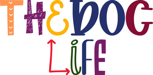 Thedoc Life Calligraphy Illustration for Logo, Infographic, Mug Design, Label