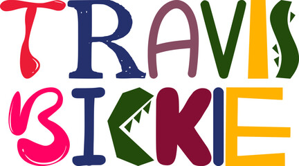 Travis Bickle Calligraphy Illustration for Label, Postcard , Gift Card, Magazine