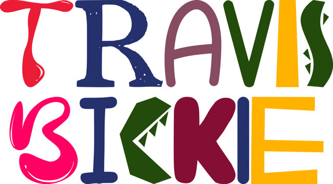 Travis Bickle Calligraphy Illustration for Label, Postcard , Gift Card, Magazine