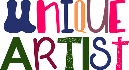 Unique Artist Hand Lettering Illustration for Stationery, Social Media Post, T-Shirt Design, Postcard 