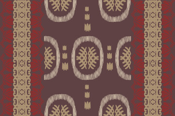 Ikat paisley seamless geometric traditional pattern Aztec abstract pattern.