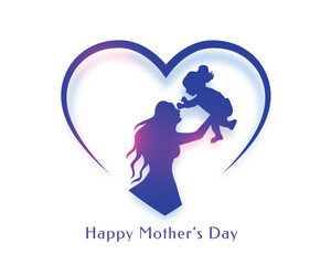 mom and daughter love relation background for mothers day