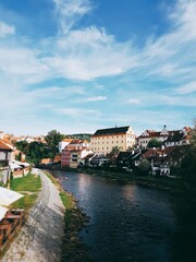 Fototapeta na wymiar a fairytale little town in the Czech Republic