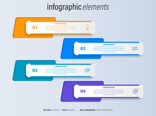 Infographic elements data visualization vector
