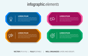Infographic elements data visualization vector
