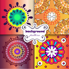 multiple square box pattern fabric design and background. vintage design pattern for print.
