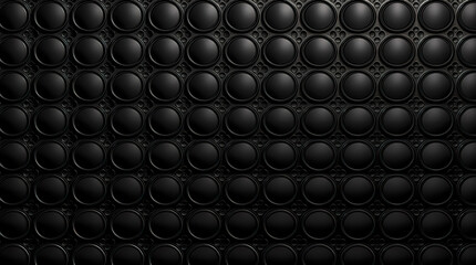 Black abstract background design. Modern wavy line pattern. blank space for text. Generative AI