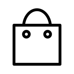 bag icon or logo isolated sign symbol vector illustration - high quality black style vector icons