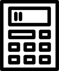Fototapeta premium calculator icon or logo isolated sign symbol vector illustration - high quality black style vector icons