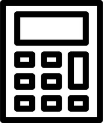 calculator icon or logo isolated sign symbol vector illustration - high quality black style vector icons