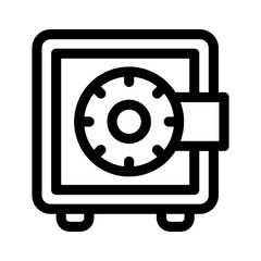 locker icon or logo isolated sign symbol vector illustration - high quality black style vector icons