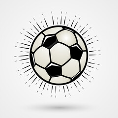 Football Vector Football Illustration Football Silhouette 