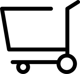 shopping cart icon or logo isolated sign symbol vector illustration - high quality black style vector icons