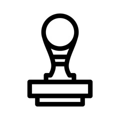 stamp icon or logo isolated sign symbol vector illustration - high quality black style vector icons