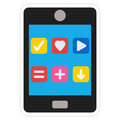 Tablet Sticker Icon