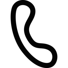 phone contact icon vector