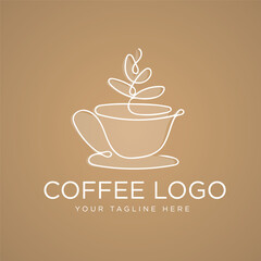 Coffee Logo Design Coffee Mug Logo Design Fully Editable EPS