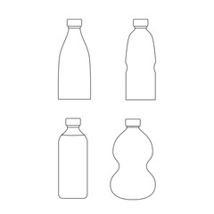 set of bottles