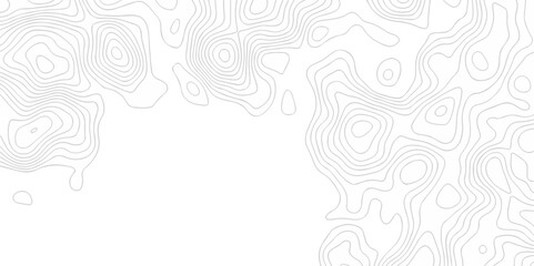 Topographic map. Geographic mountain relief. Abstract lines background. Contour maps. Vector illustration, Topo contour map on white background, Topographic contour lines vector map seamless pattern.