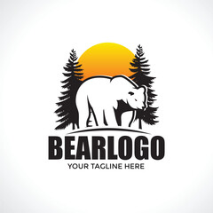 Bear Logo Design Polar Bear Logo Design Template Fully Editable EPS