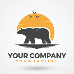 Bear Logo Design Polar Bear Logo Design Template Fully Editable EPS