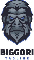 gorilla head character