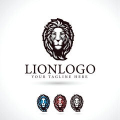 Lion Logo Design Lion Face Logo Design Fully Editable EPS